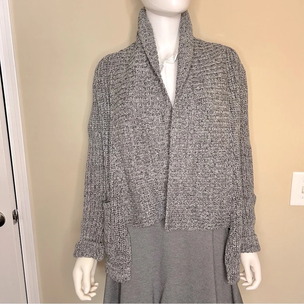 J. Crew Gray Women's Cardigan Sweater - Picture 2 of 11